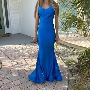 Blue Jessica Angel Dress